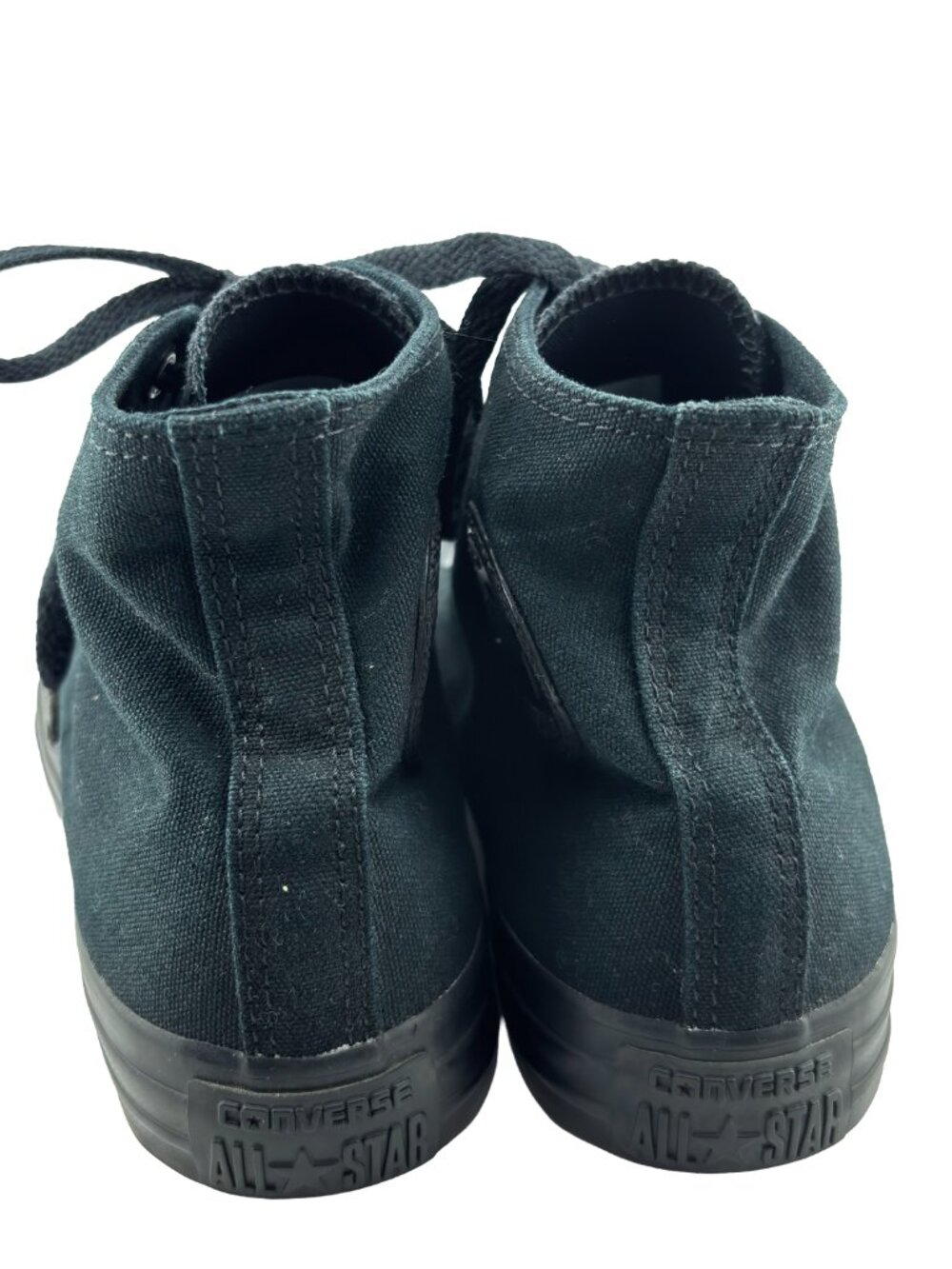 Converse Chuck Taylor All Star High Triple Black Sneakers Mens 5 Womens 7 - Picture 6 of 11